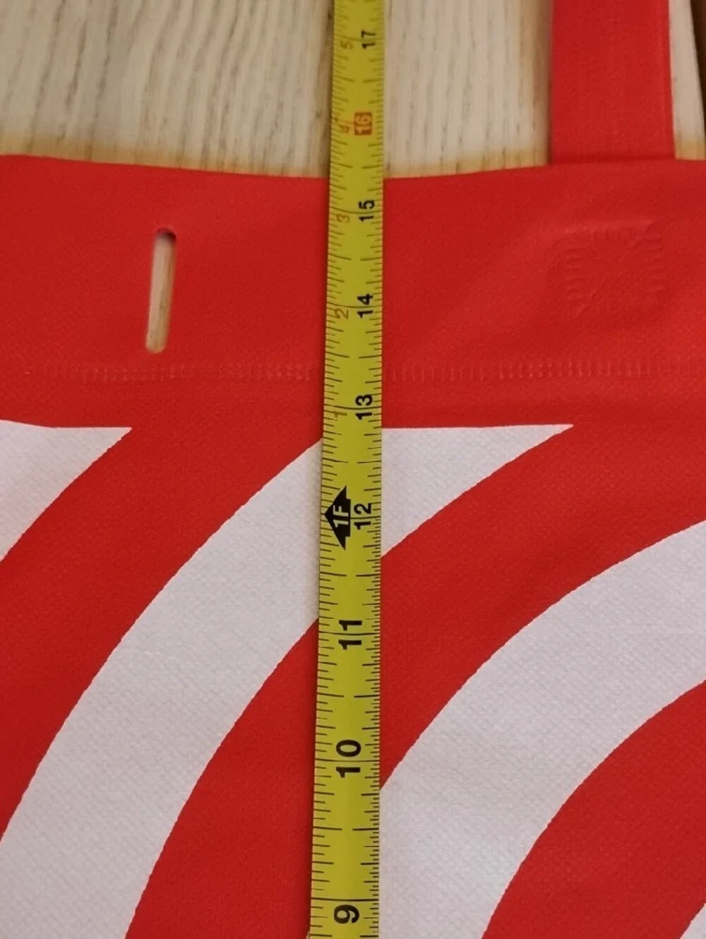 Set of 7 Target Red and White Bullseye Reusable Tote Bags